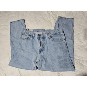 Gap Men’s Straight Crop Jeans 34x32 Light Wash Denim Casual Fit